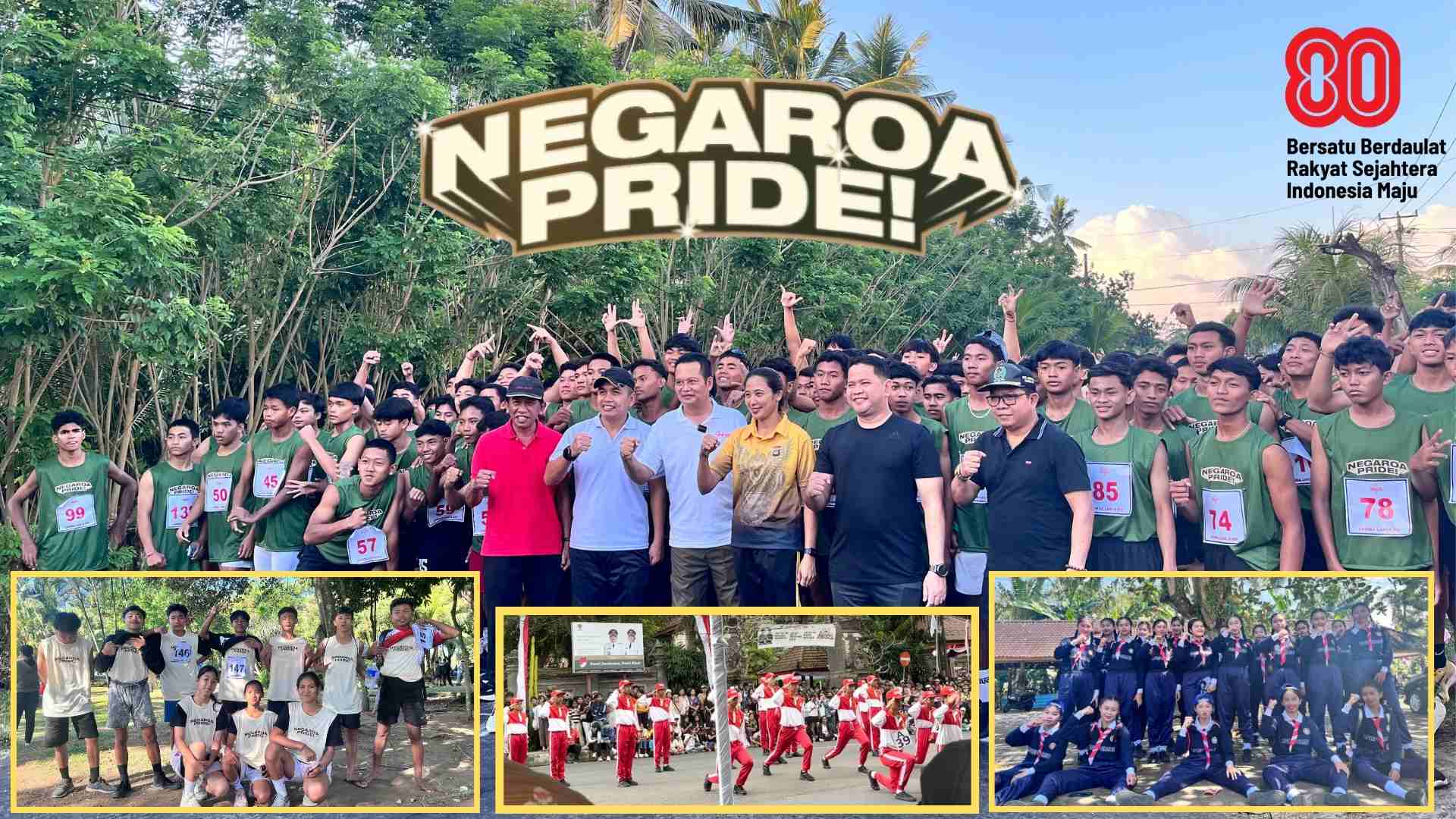 Lomba Gerak Jalan SMP Negeri 4 Mendoyo