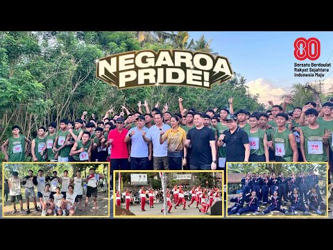 Semarak HUT RI ke-80 | Gerak Jalan & Lomba Lari 8K SMP Negeri 4 Mendoyo | Negaroa Pride